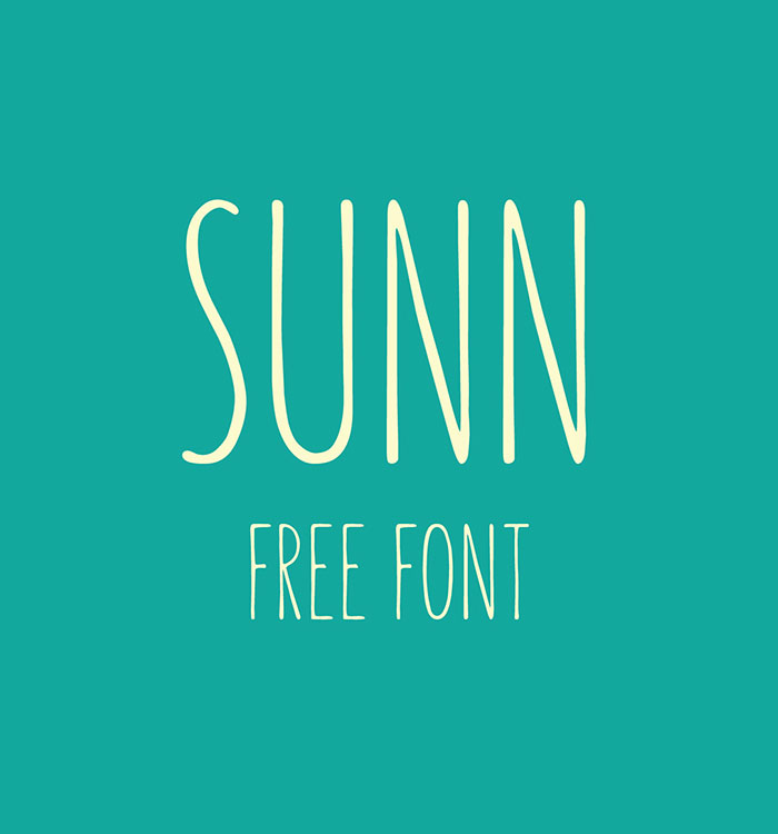 Sunn Free Handwriting Font